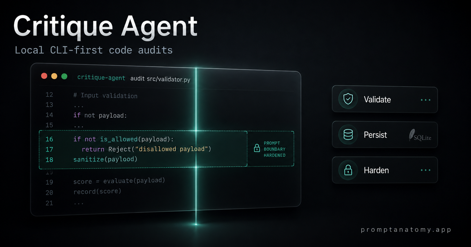 Critique Agent: Field Test