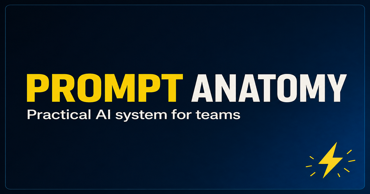 Quick Send Check First — The First AI Lesson on promptanatomy.cloud